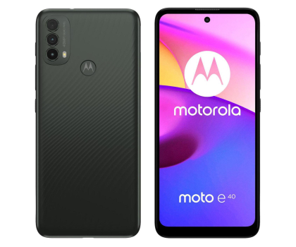 Smartfon Motorola moto e40 4/64GB Carbon Gray 90Hz